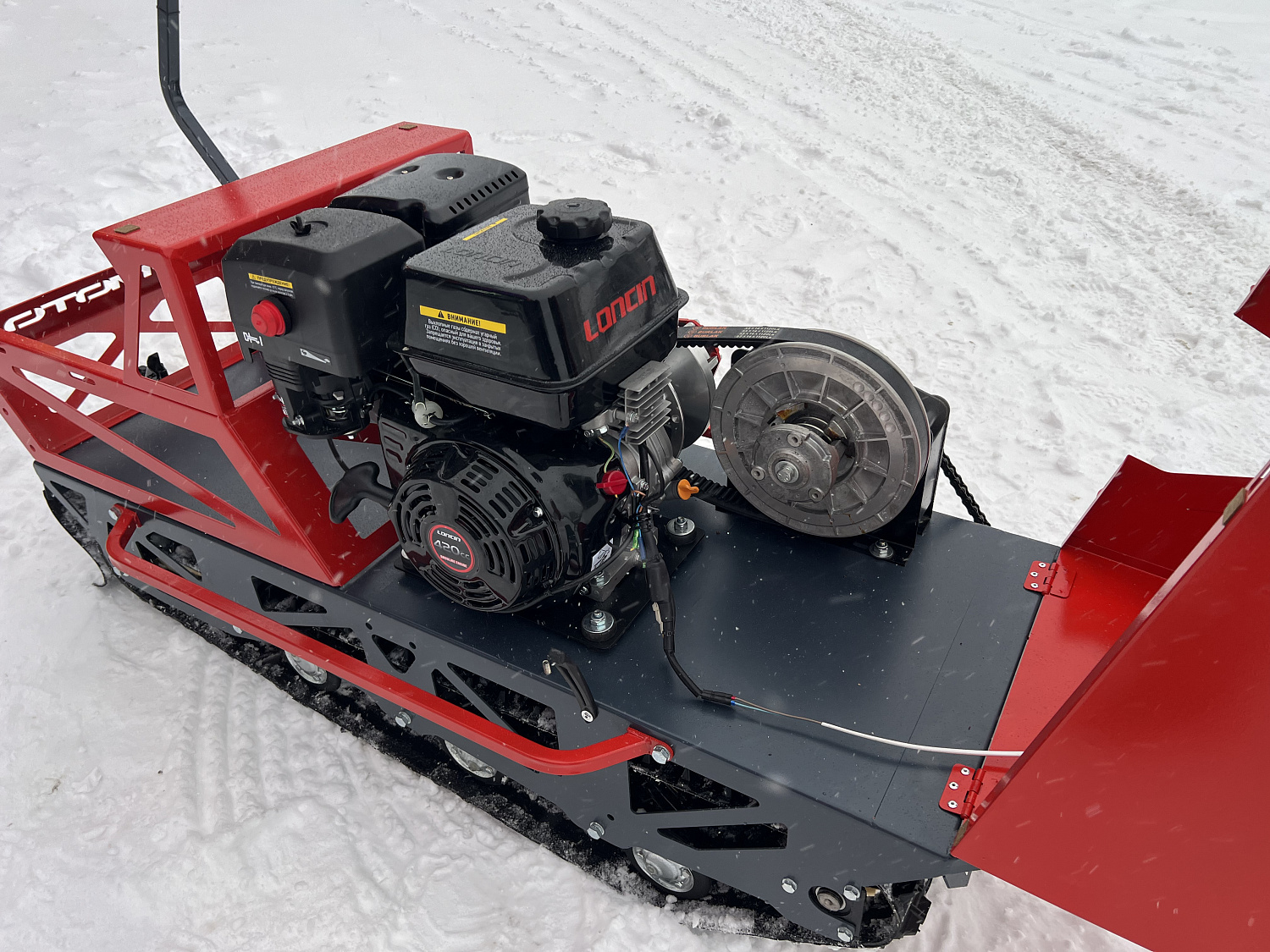 Мотобуксировщик EX-MOTO SNOWDOG S500 15л.с в Петрозаводске