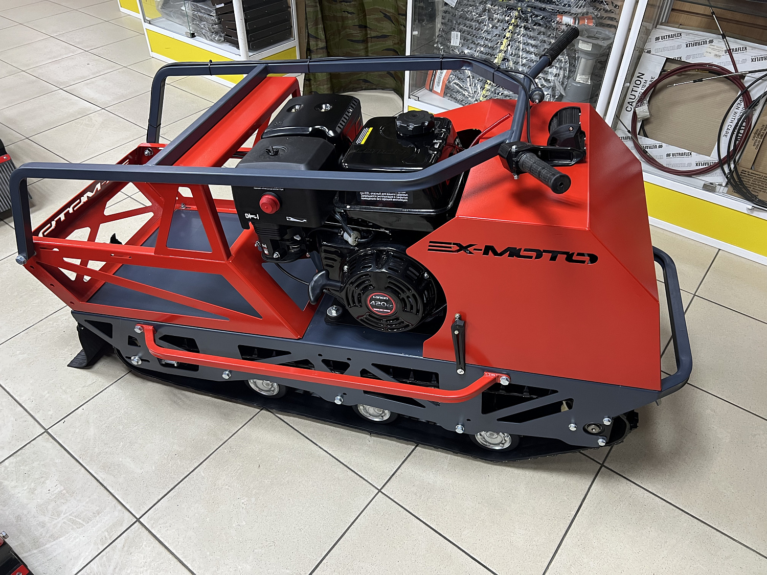 Мотобуксировщик EX-MOTO SNOWDOG S500 15л.с в Петрозаводске