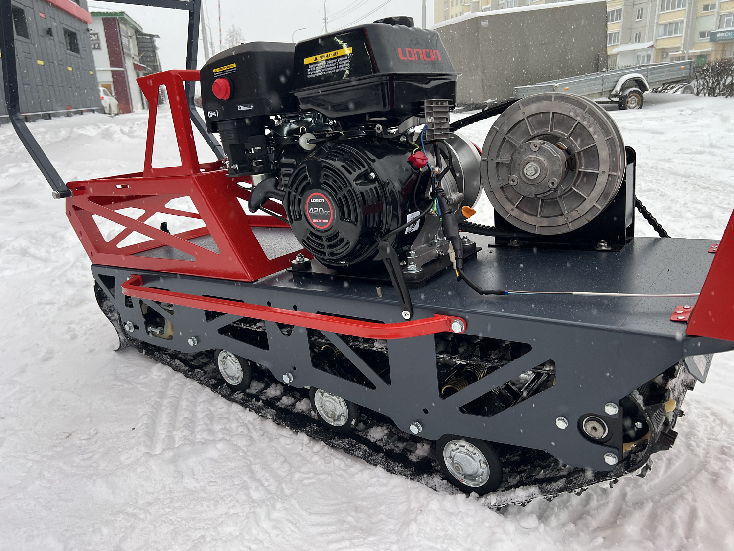 Мотобуксировщик EX-MOTO SNOWDOG S500 15л.с в Петрозаводске