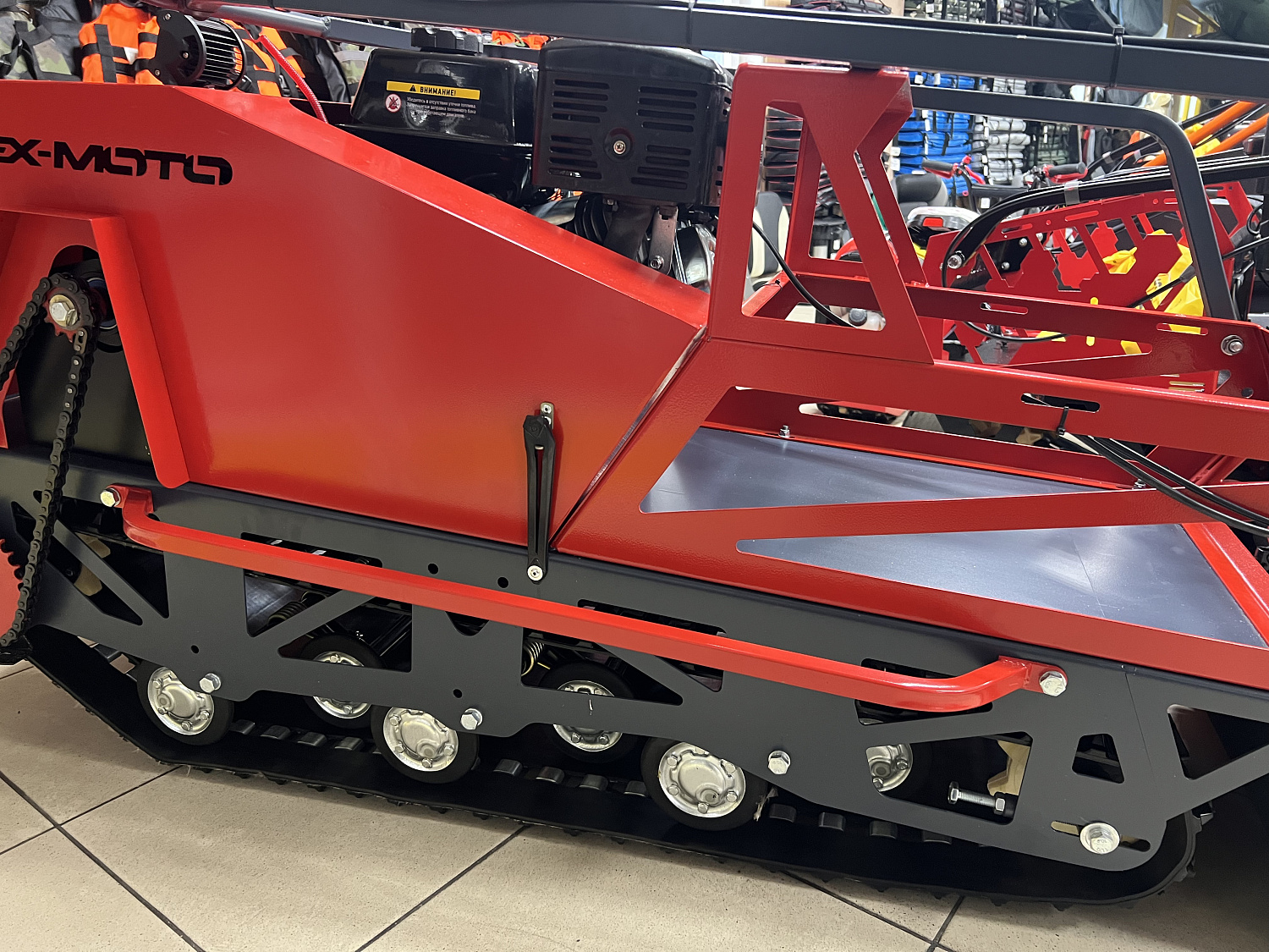 Мотобуксировщик EX-MOTO SNOWDOG S500 15л.с в Петрозаводске