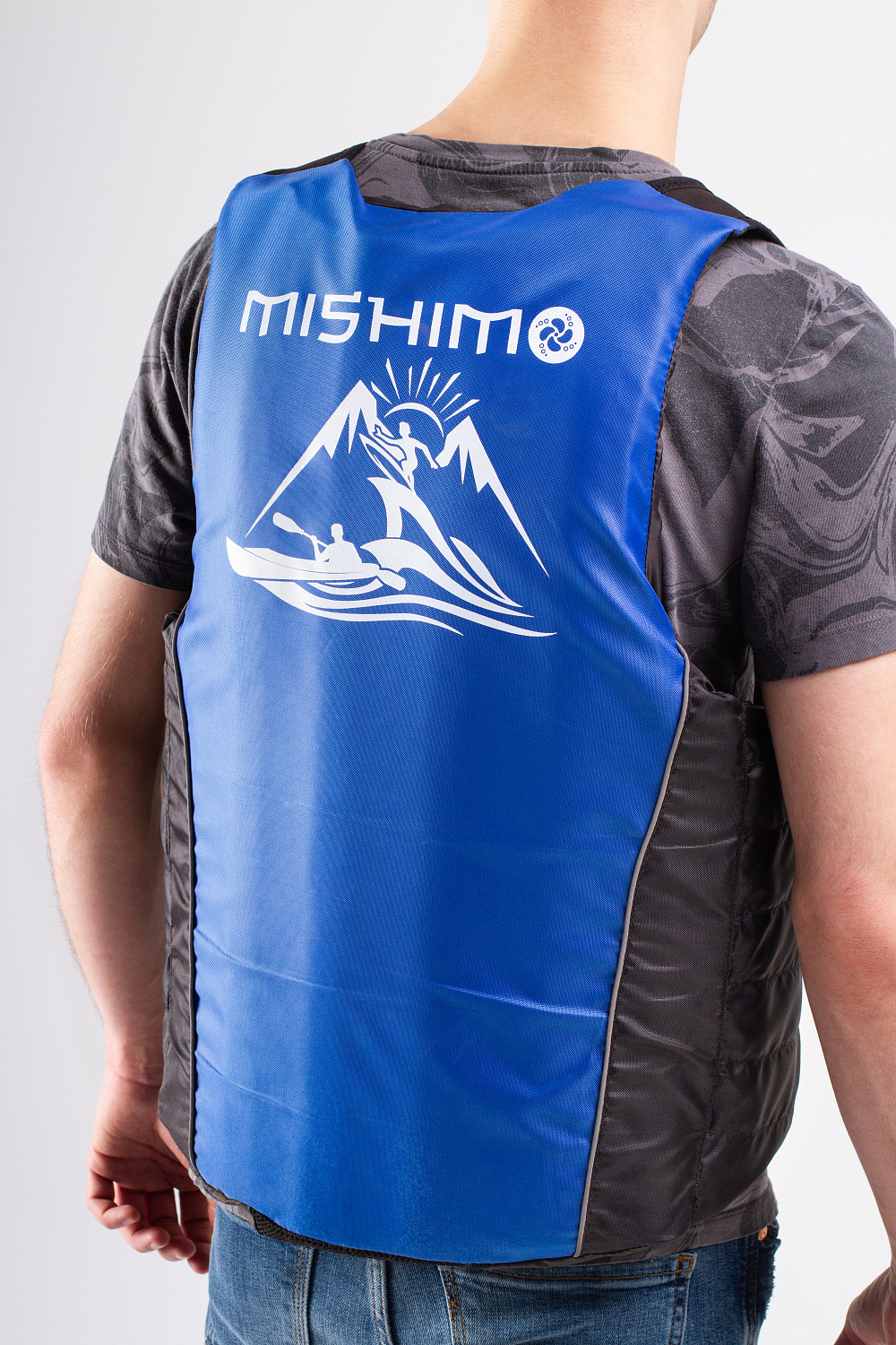 Жилет спасательный MISHIMO PRO Премиум качества Черно-синий в Петрозаводске