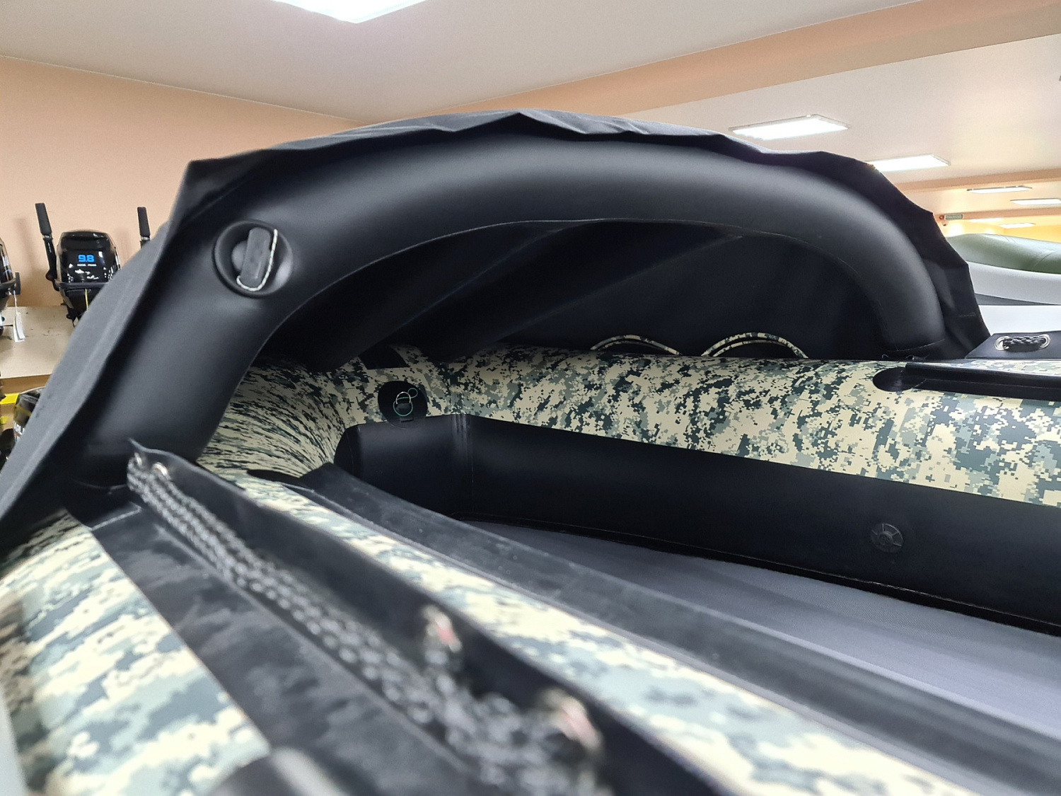 КОМПЛЕКТ НОСОВОГО ТЕНТА К ЛОДКЕ SMARINE AIR MAX 380 ЧЕРНЫЙ в Петрозаводске