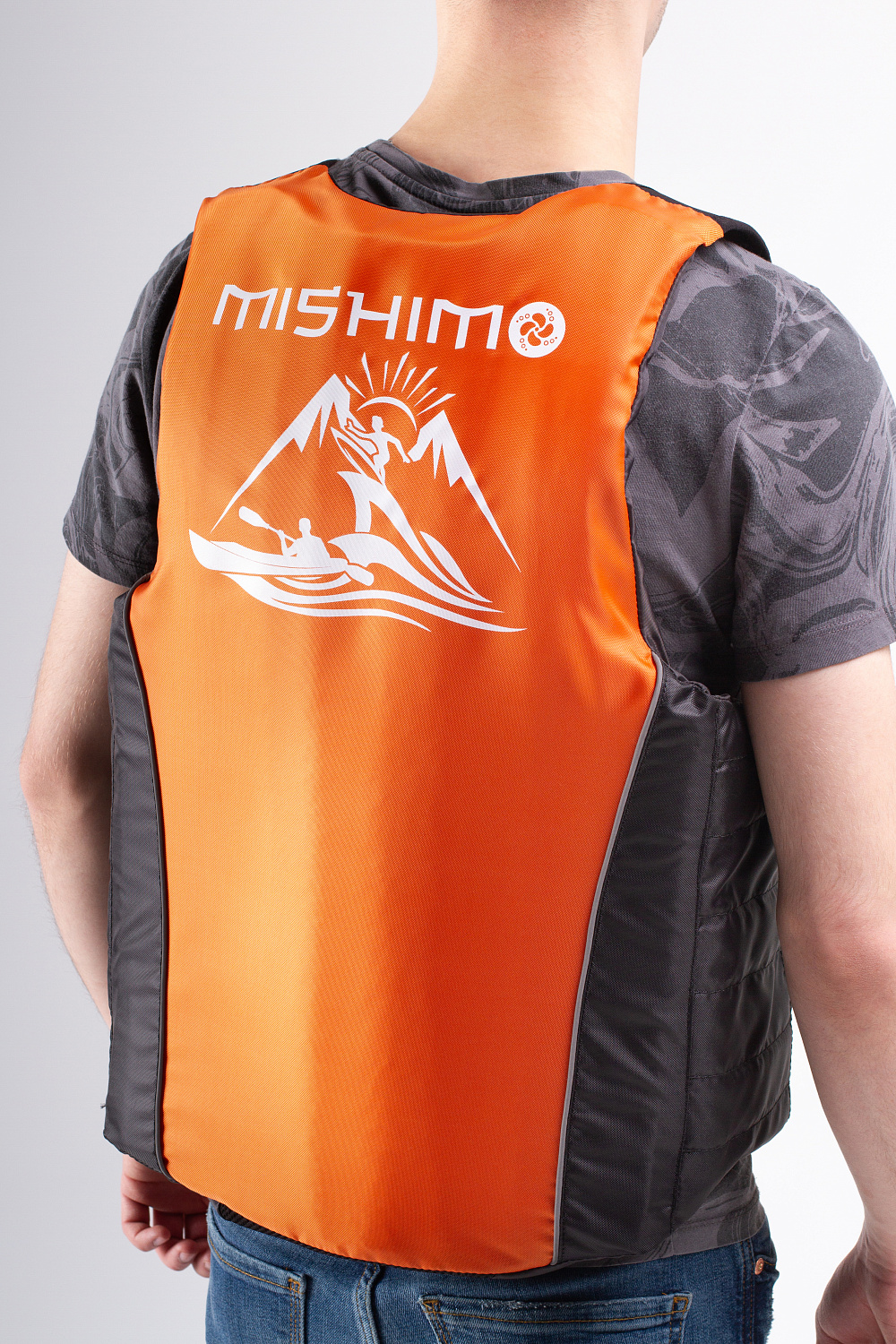 Жилет спасательный MISHIMO PRO Премиум качества Черно-оранжевый в Петрозаводске