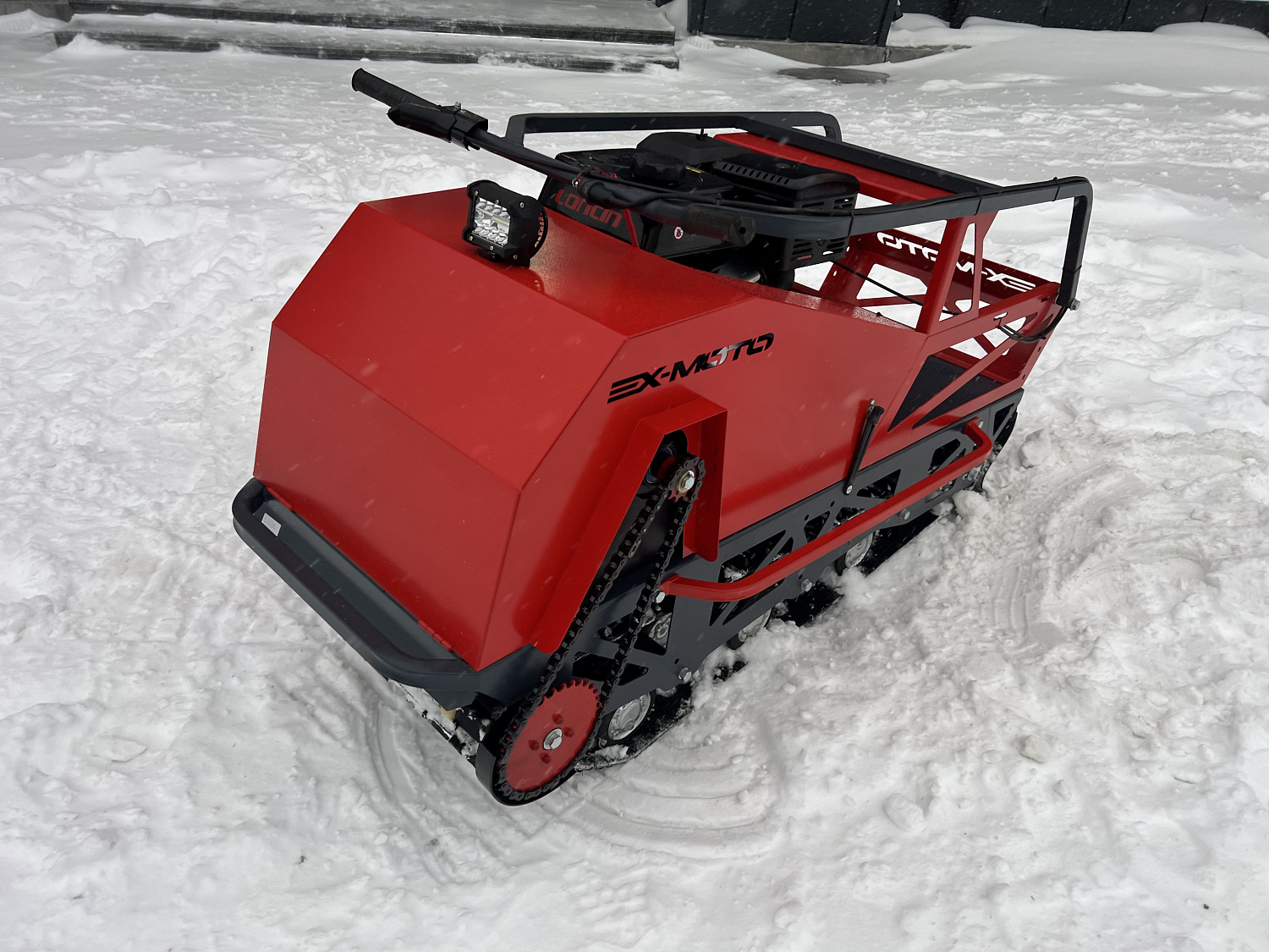 Мотобуксировщик EX-MOTO SNOWDOG S500 15л.с в Петрозаводске