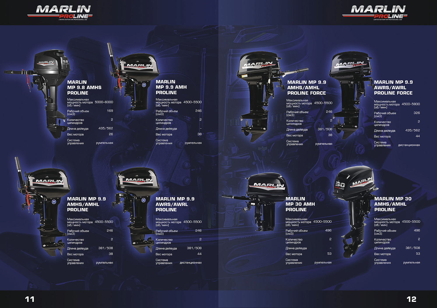 Лодочный мотор MARLIN PROLINE MP 50 AMHS в Петрозаводске